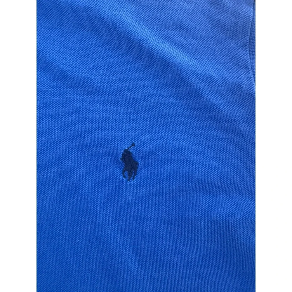 Polo Ralph‎ Lauren Jersey Hooded Shirt Mens XL Blue Long Sleeve Classic Fit Logo